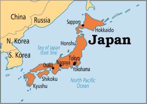 Japan-on-map