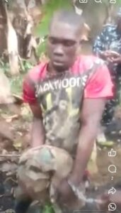 Beheaded his father