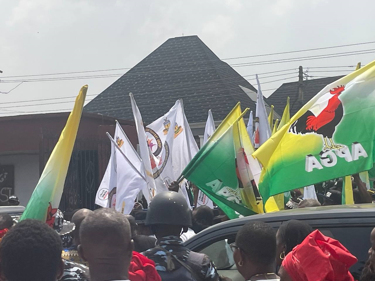 Governor Charles Chukwuma Soludo supporters turned solemn farewell into a political carnival