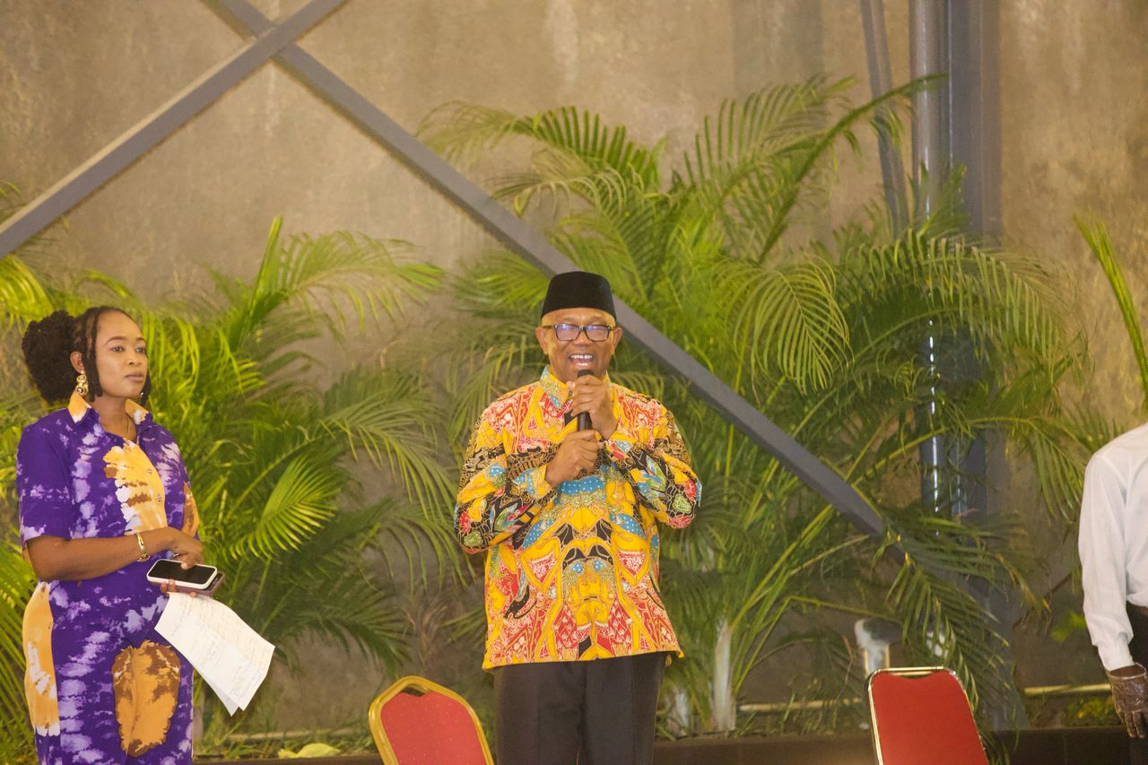 His Excellency Peter Obi in an Extraordinary Easter evening reception with Dr. Goodluck Ebele Jonathan,others