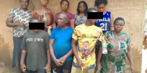 One person was shot dead while 10 people were kidnapped