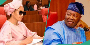 Natasha vs Akpabio: 2 Motions by Senate President Against Kogi Lawmaker were struck out