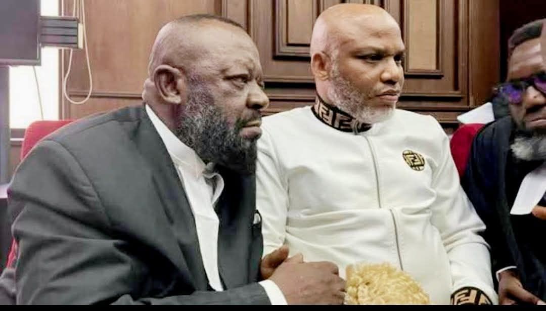 Barrister Alloy Ejimako, the counsel to Nnamdi Kanu