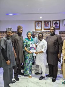 A delegation of political allies