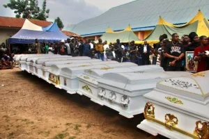 Benue Community Holds Mass Burial For Victims Of Herdsmen Attack